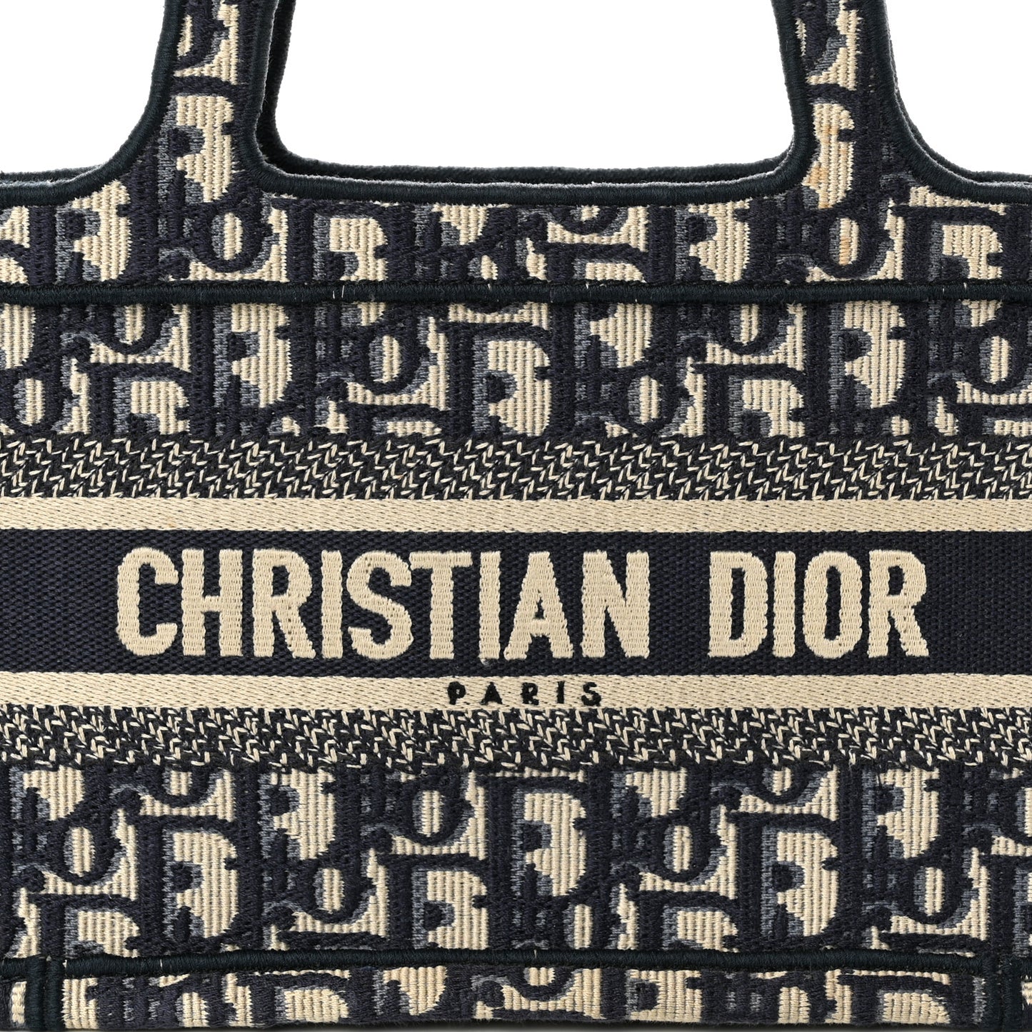 Oblique Mini Book Tote Blue Multicolor