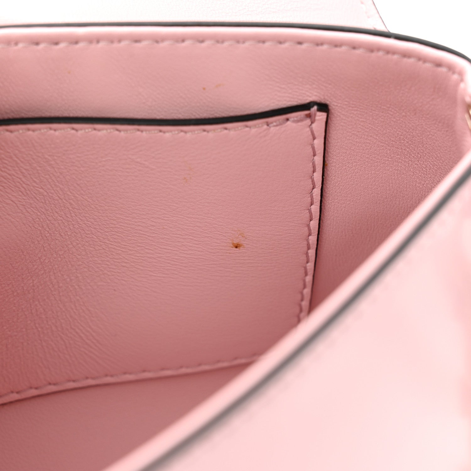 Valentino Garavani Brushed Calfskin Rockstud Flip Lock Chain Shoulder Bag Rose Quartz 10 of 10