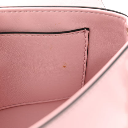 Valentino Garavani Brushed Calfskin Rockstud Flip Lock Chain Shoulder Bag Rose Quartz 10 of 10