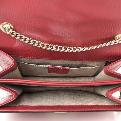 Gucci Dollar Calfskin Small Interlocking G Shoulder Bag Red 5 of 15