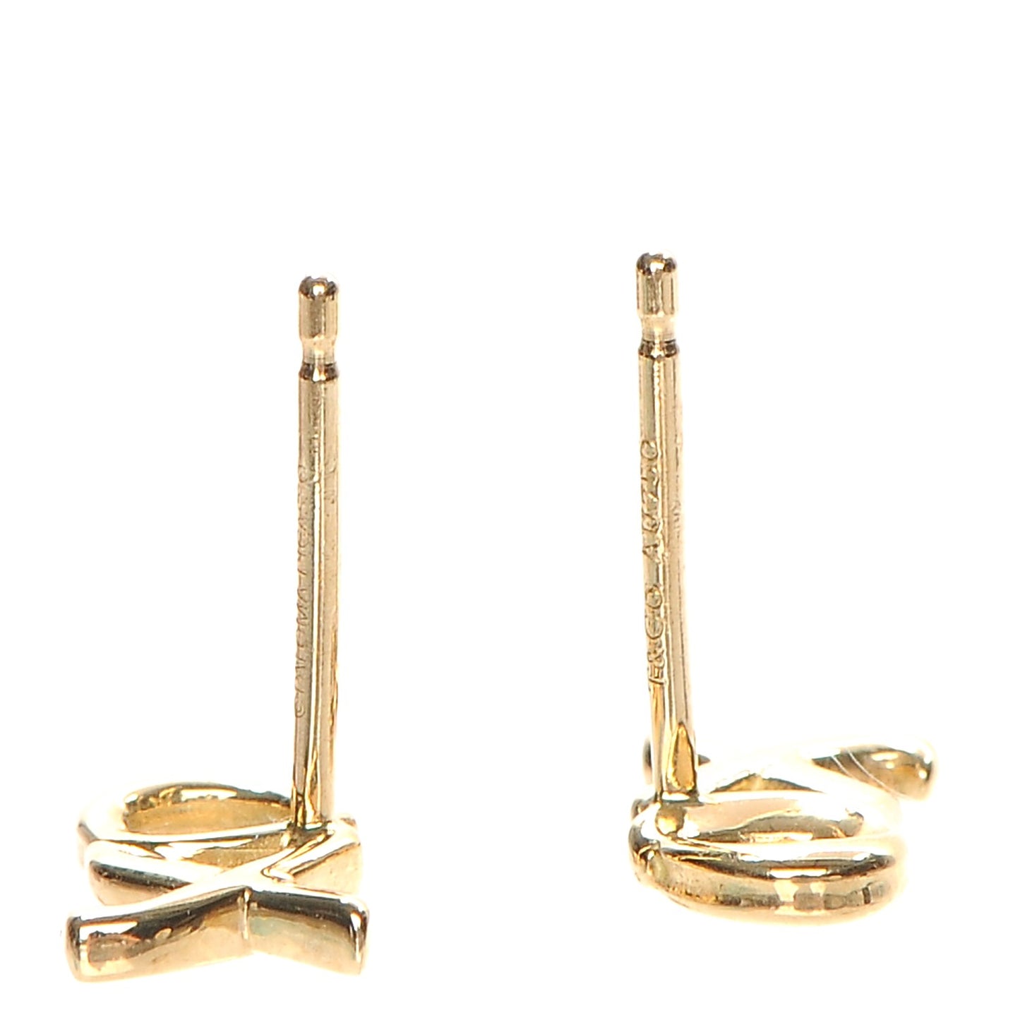 18K Yellow Gold Paloma's Graffiti Love and Kisses Earrings