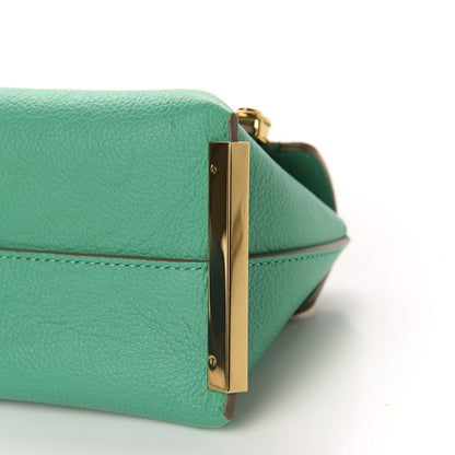 Chloe Calfskin Mini Clare Shoulder Bag Green Turquoise 7 of 9