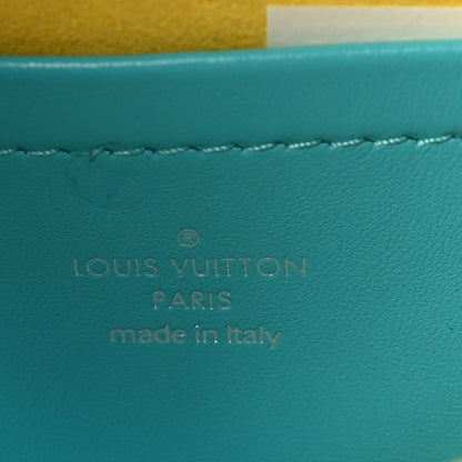 Louis Vuitton Lambskin Embossed Monogram Vuittamins Pochette Coussin Menthe Jaune 6 of 8