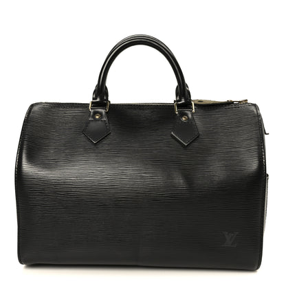 Louis Vuitton Epi Speedy 30 Black 1 of 11