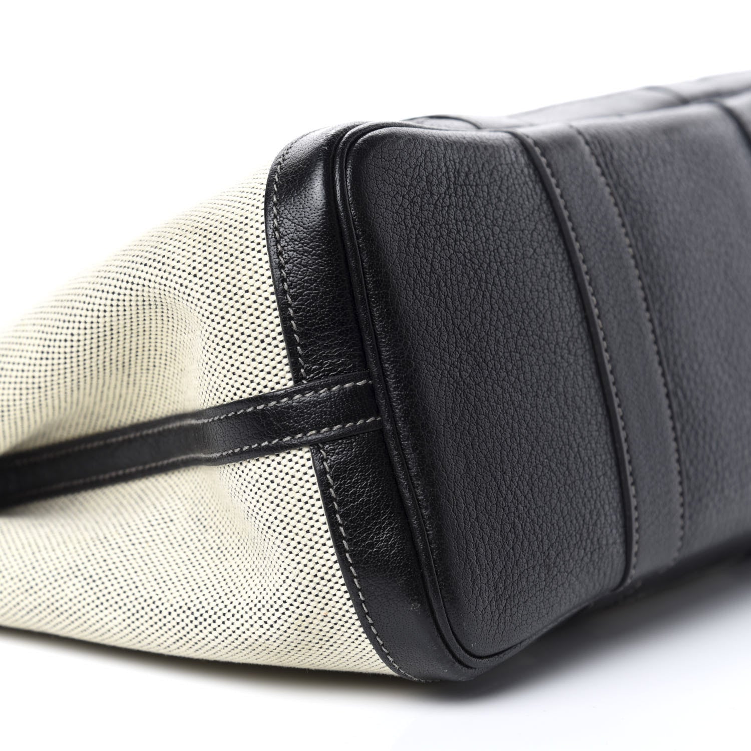 Hermes Twill D H Negonda Garden Party 30 TPM Ecru Black 6 of 9