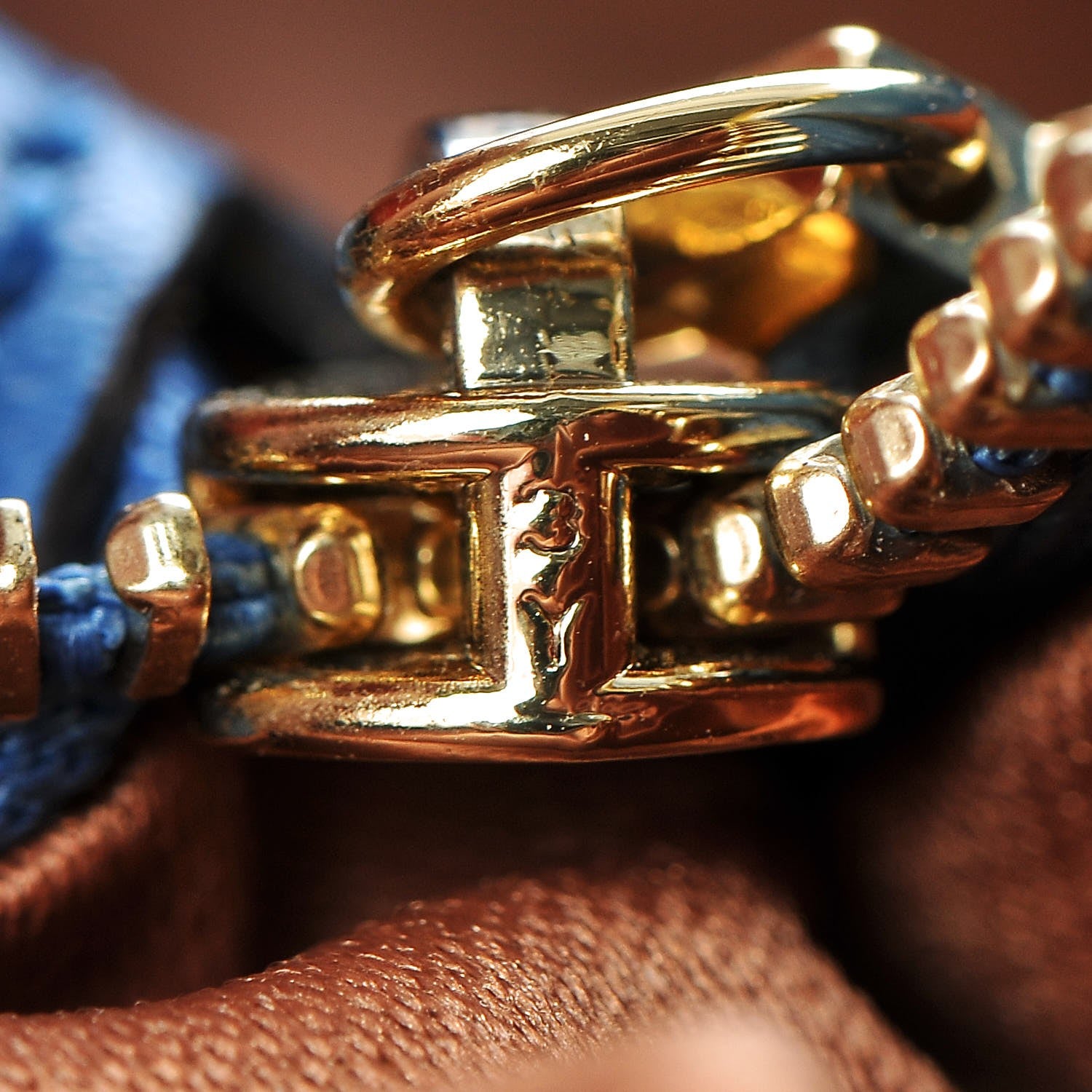 MCM Visetos Satchel Cognac Multicolor 23 of 25