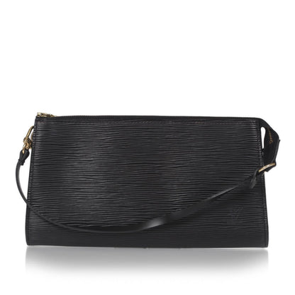 Louis Vuitton Epi Pochette Accessories 24 Black 1 of 9