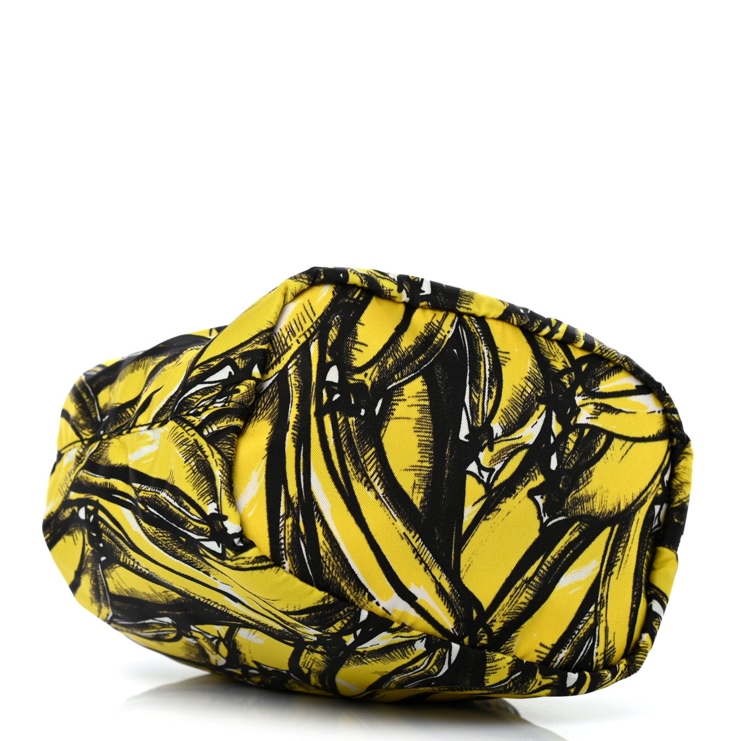 Tessuto Nylon Banane Pouch Giallo