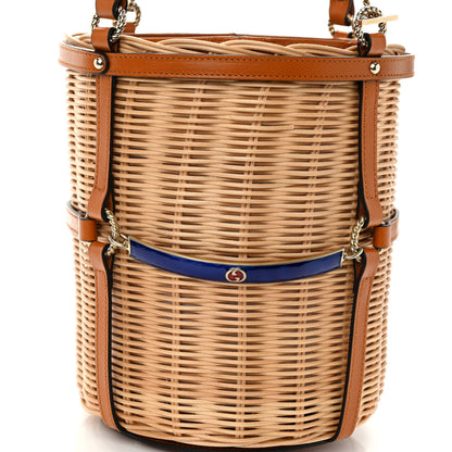 Gucci Wicker Bucket Bag Natural 8 of 10