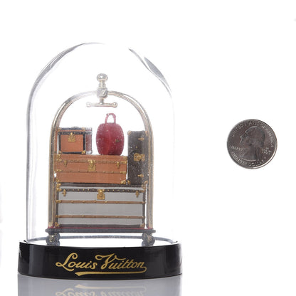 Louis Vuitton Glass Porters Trolley Dome Globe Boule 3 of 6
