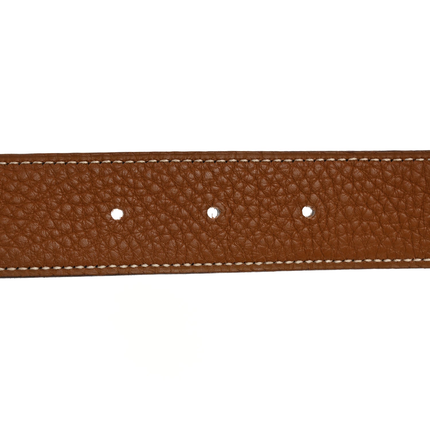 Hermes Box Togo 32mm Martelee H Belt 80 32 Black Gold 3 of 5
