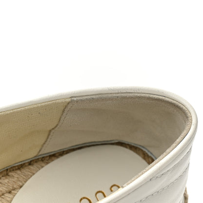 Gucci Nappa Matelasse GG Marmont Espadrilles 40.5 Great White 11 of 14