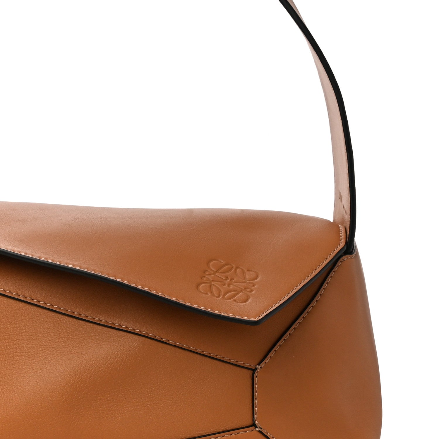 Loewe Calfskin Puzzle Hobo Tan 8 of 10