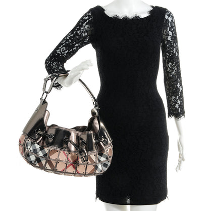 Burberry Prorsum Super Nova Mini Warrior Studded Hobo Metallic 2 of 9