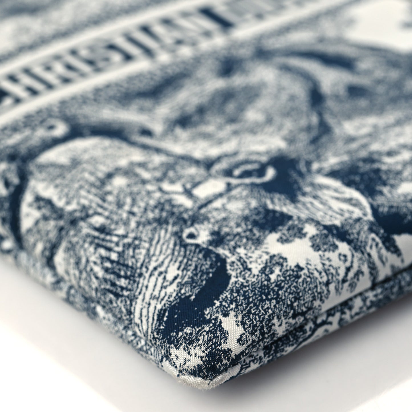 Technical Fabric Embroidered Toile De Jouy DiorTravel Multifunction Pouch Blue