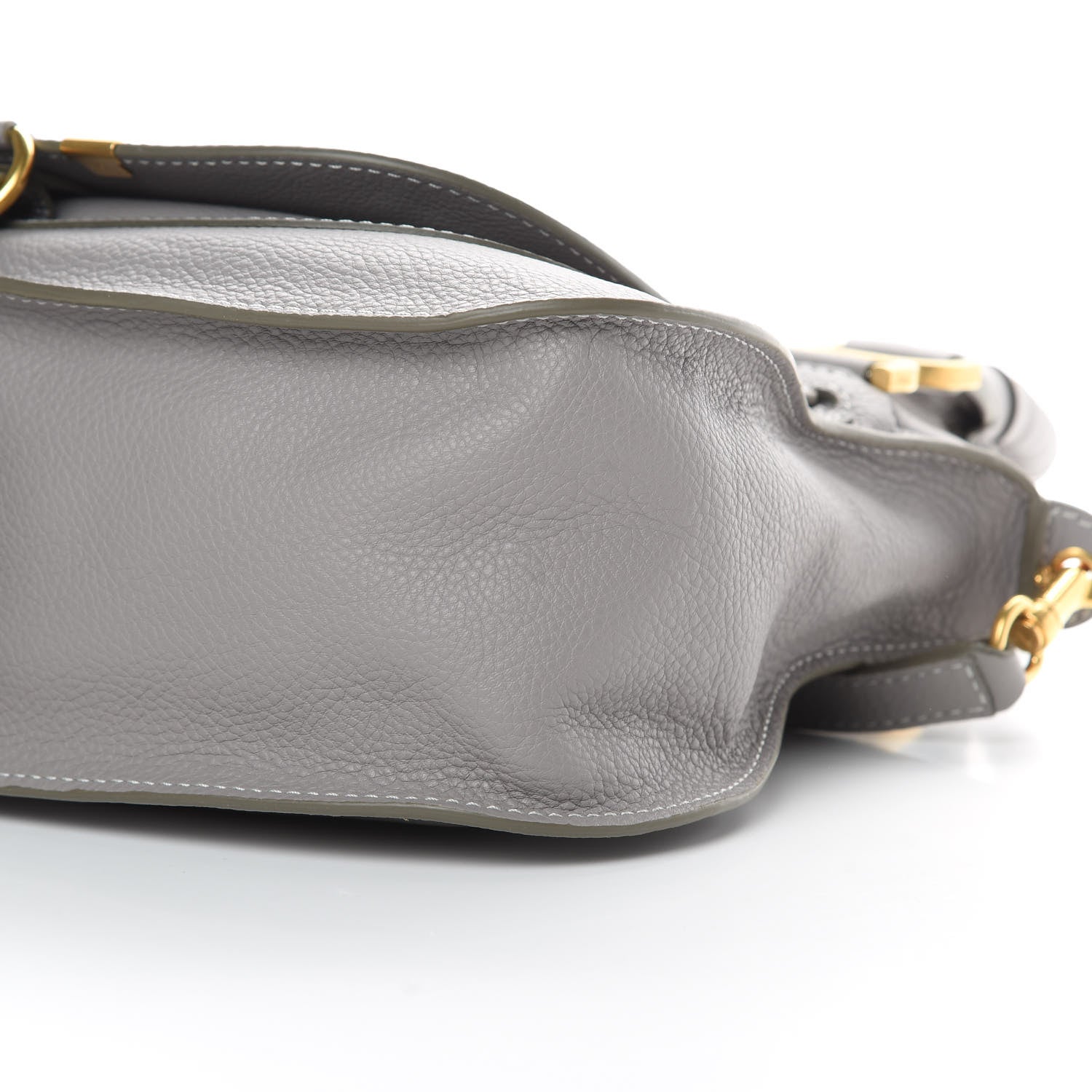 Chloe Calfskin Medium Marcie Satchel Cashmere Grey 10 of 10