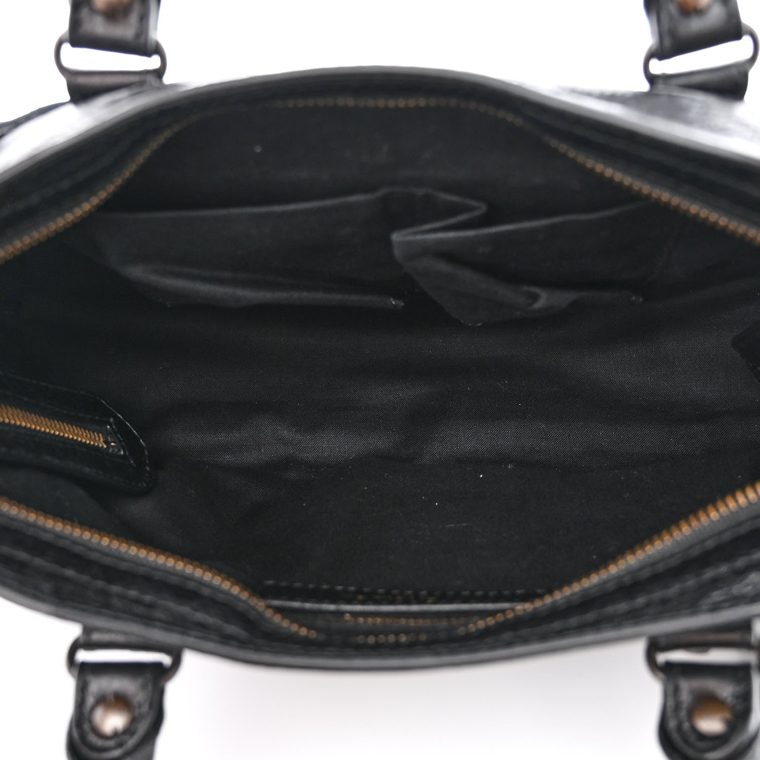 Balenciaga Agneau Classic Hardware S City Logo Strap Black White 5 of 10