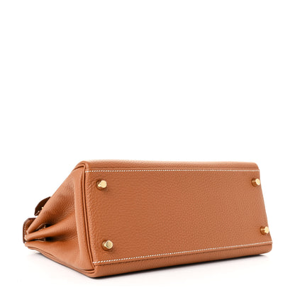 Hermes Togo Kelly Retourne 28 Gold 4 of 13