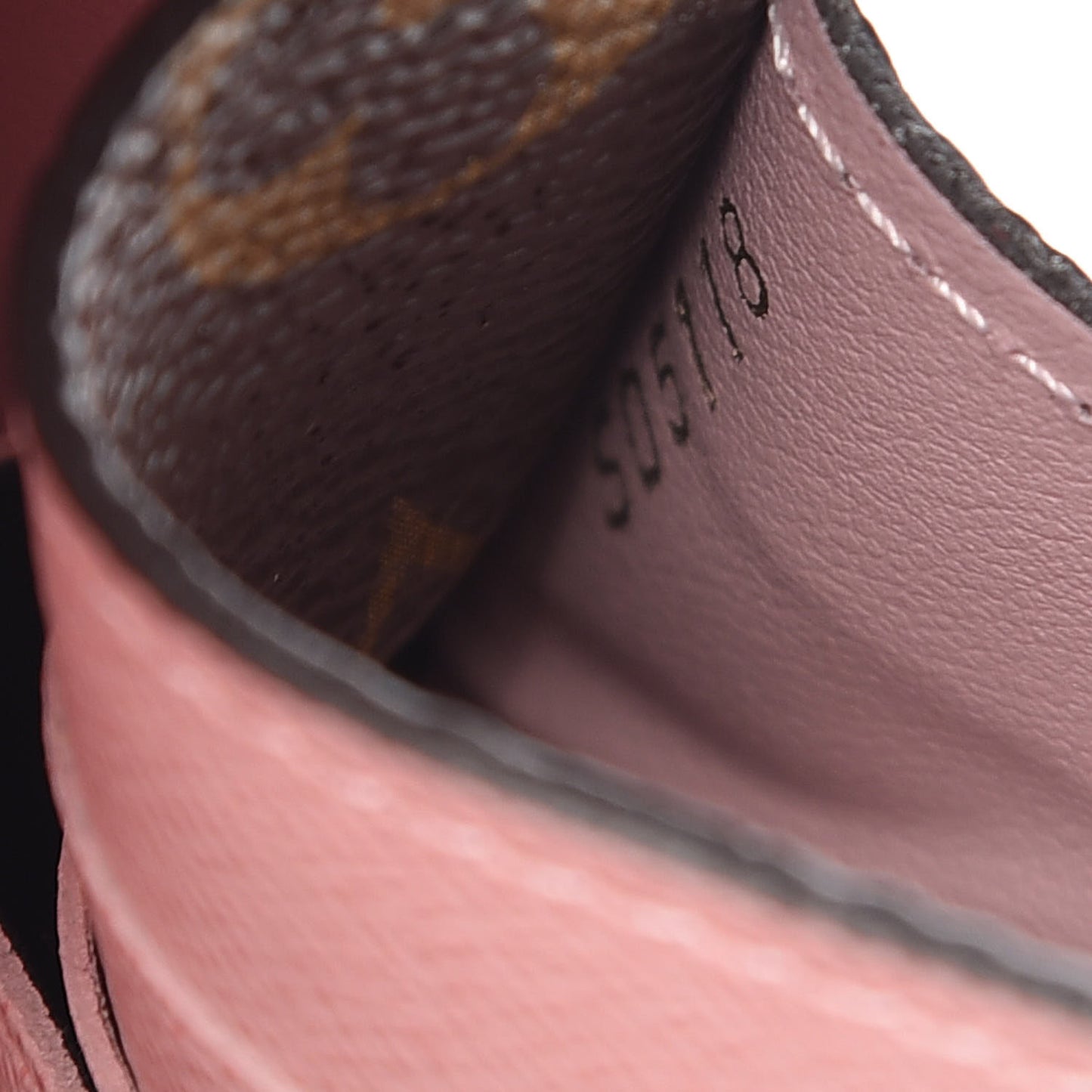 Monogram Sarah Wallet NM Rose Ballerine