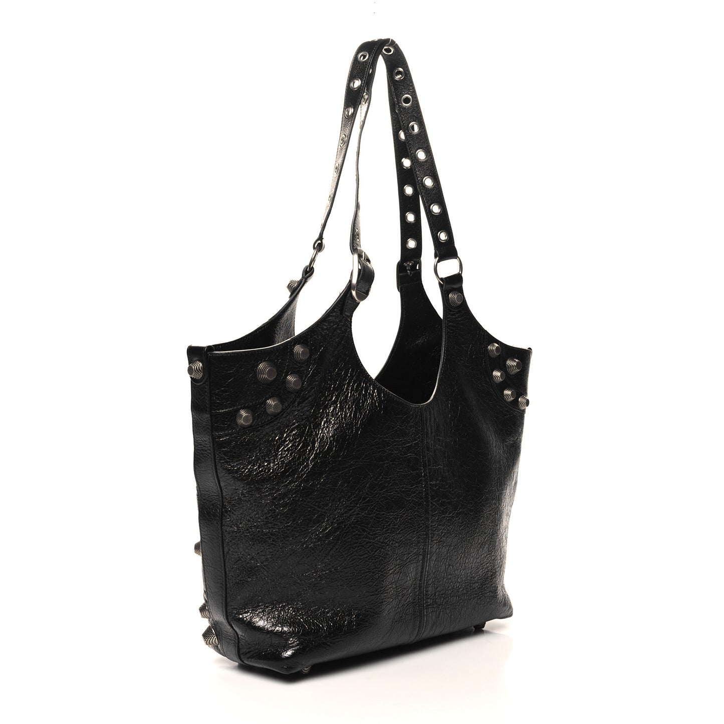 Agneau Arena Medium Le Cagole Carry All Bag Black