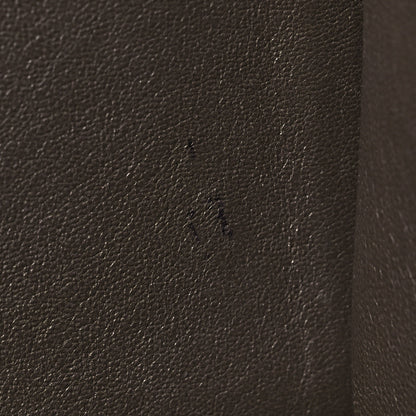 Celine Drummed Calfskin Suede Medium Trapeze Souris 15 of 26