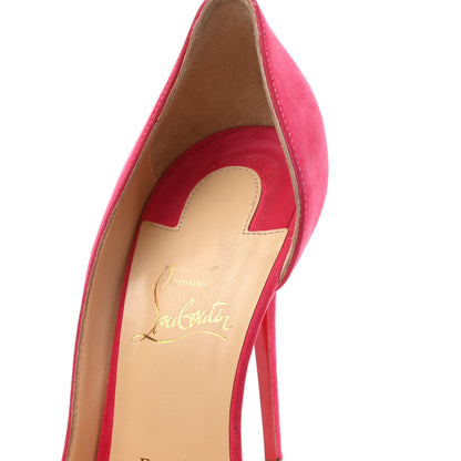 Christian Louboutin Suede Iriza 100 Pumps 39 Pink 7 of 9