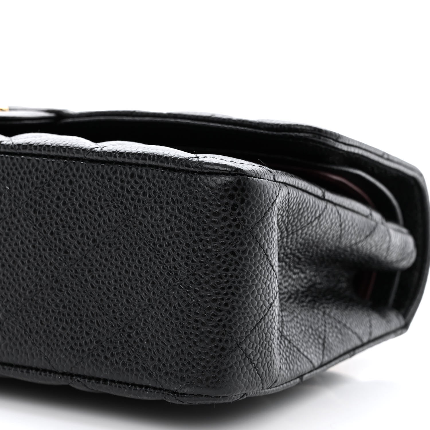 Chanel Caviar Quilted Medium Double Flap Black 10 of 11