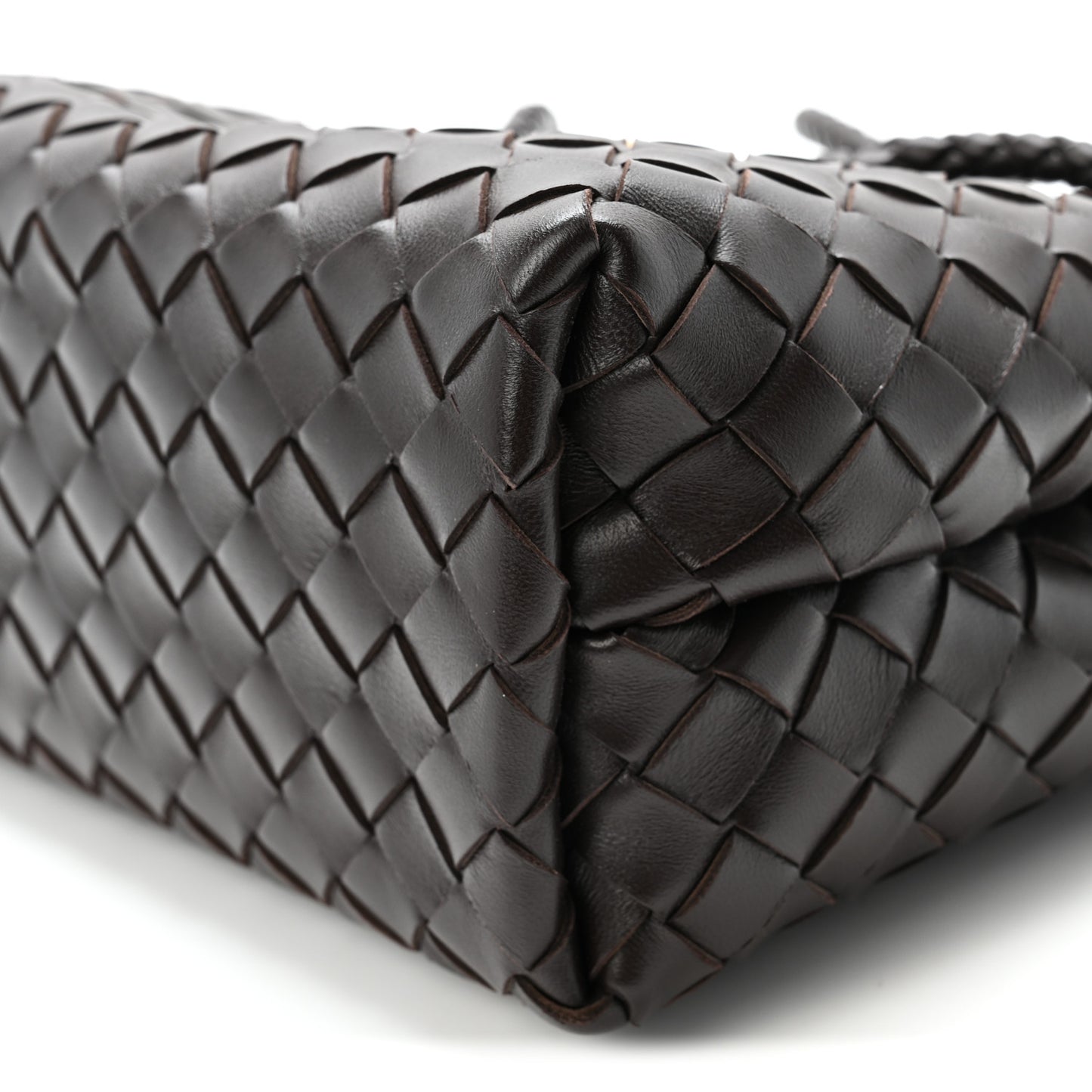 Nappa Intrecciato Small Andiamo Shoulder Bag Fondant