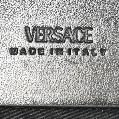 Versace Metallic Canvas La Greca Signature Mini Bag Black 6 of 10