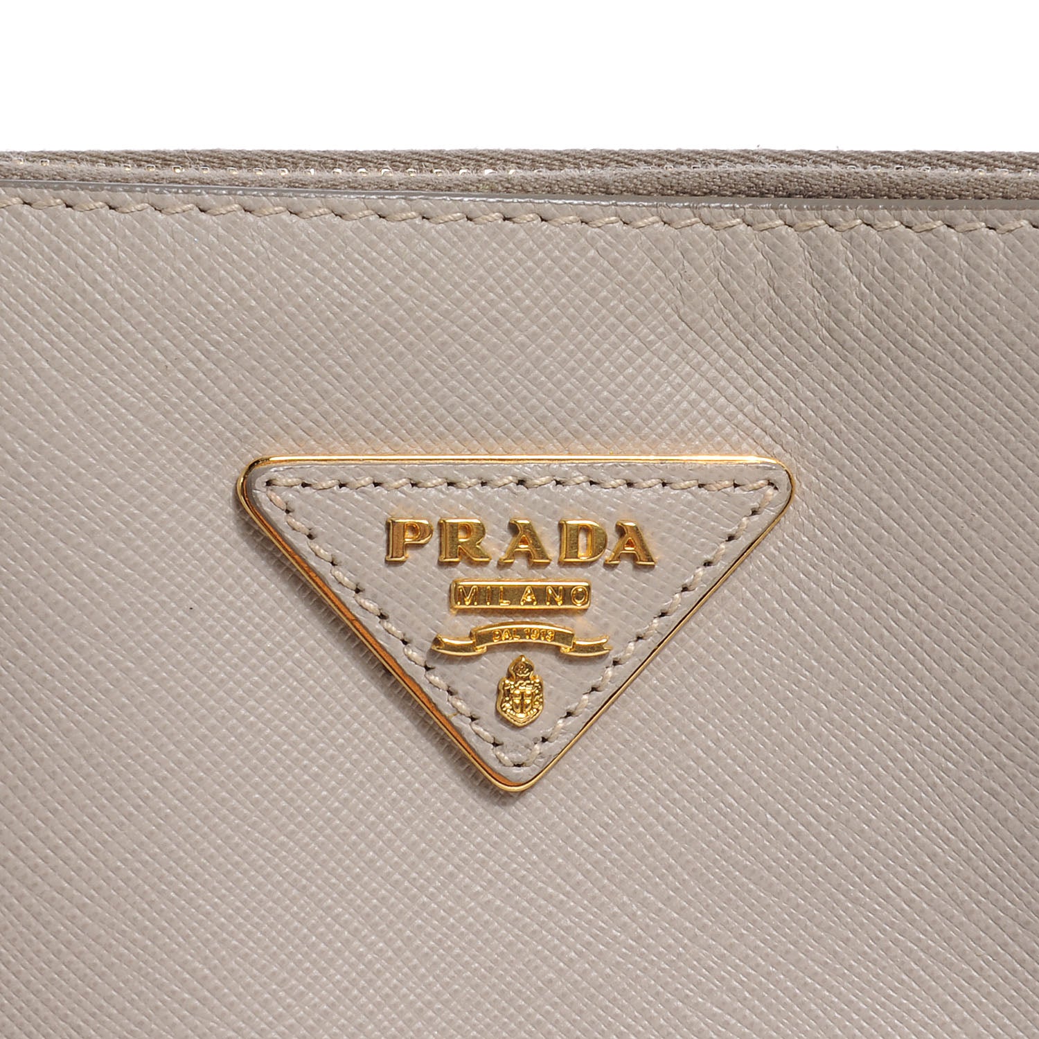 Prada Saffiano Lux Large Double Zip Tote Pomice 5 of 9