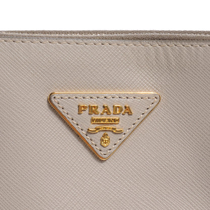 Prada Saffiano Lux Large Double Zip Tote Pomice 5 of 9