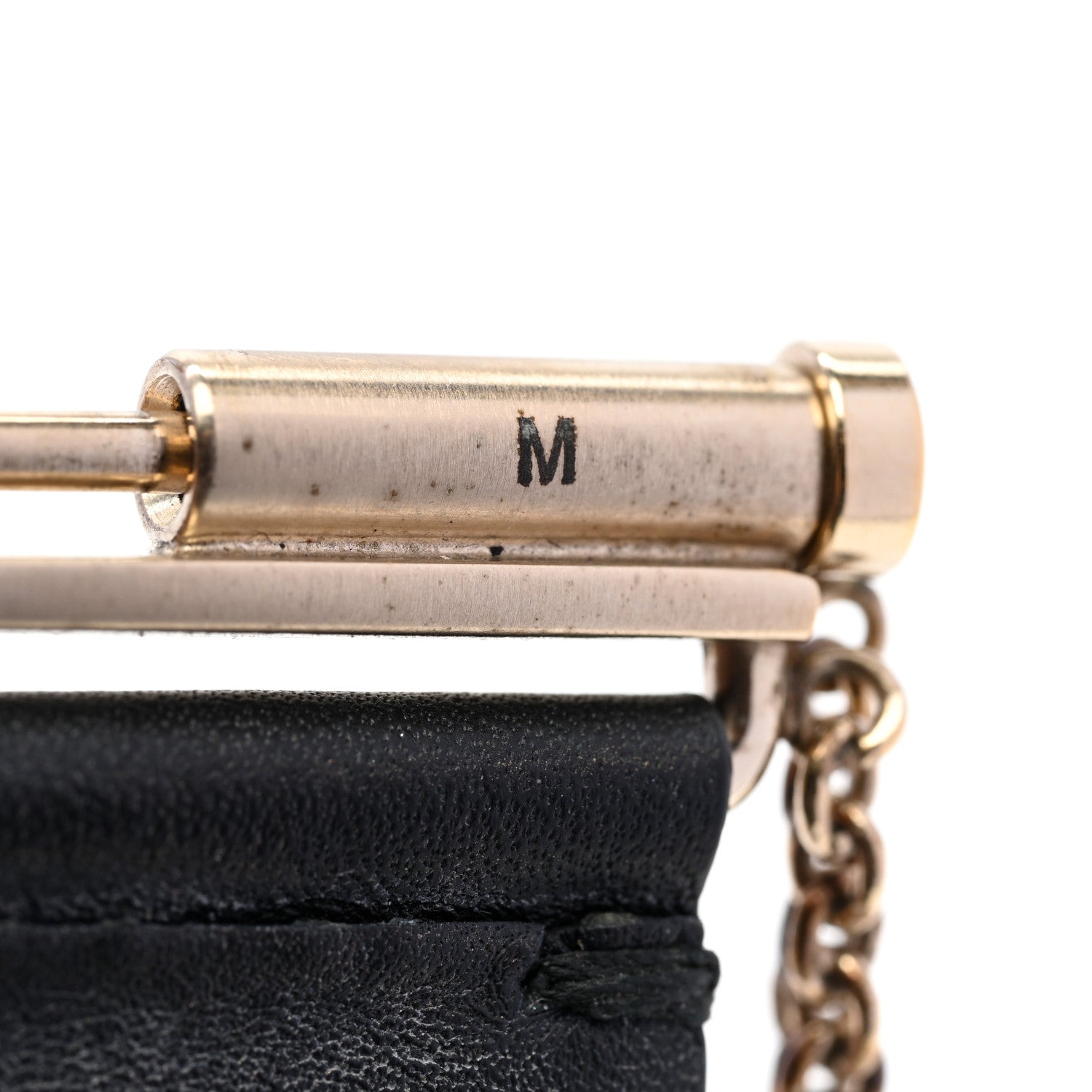 Chanel Calfskin CC Wide Cuff M Black 6 of 7