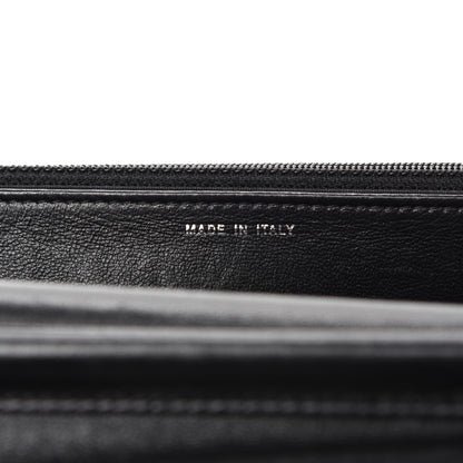 Chanel Lambskin Quilted Boy Wallet On Chain WOC Black 11 of 14