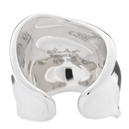 Tiffany Sterling Silver Elsa Peretti Bone Ring 54 7 3 of 5