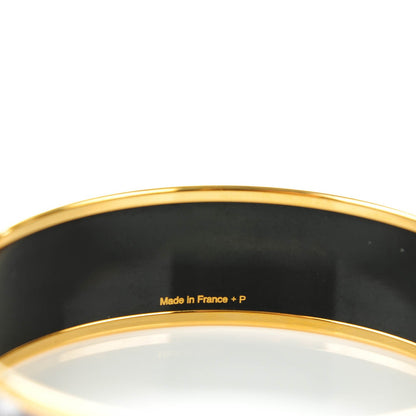 Hermes Enamel Printed Wide Rubans du Cheval Bracelet 70 Colorise 4 of 5
