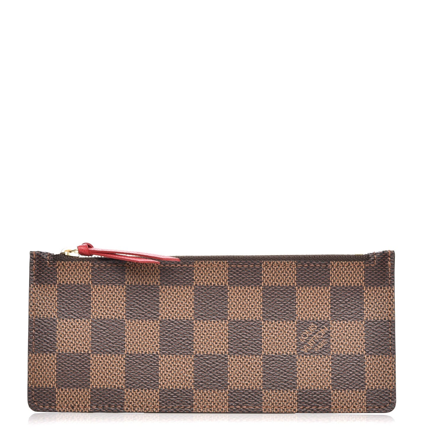 Damier Ebene Felicie Chain Wallet Zippered Insert
