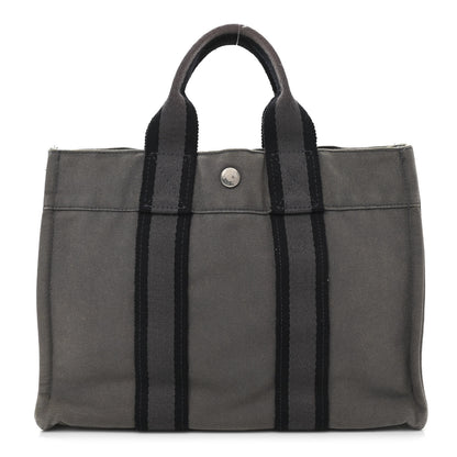 Hermes Canvas Fourre Tout PM Grey 1 of 9
