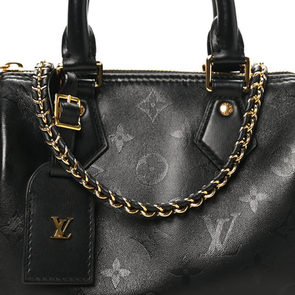 Louis Vuitton Monogram Ink Speedy BB Black 7 of 9
