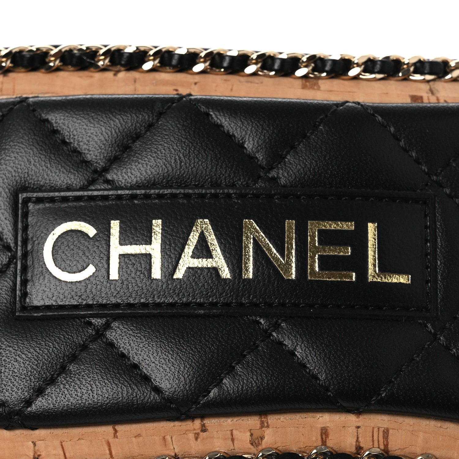 Chanel Lambskin Quilted Chain CC Sandals 39 White 9 of 10