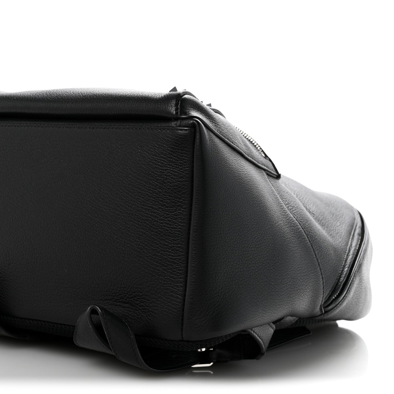 Valentino Garavani Grained Calfskin Rockstud Backpack Black 9 of 12