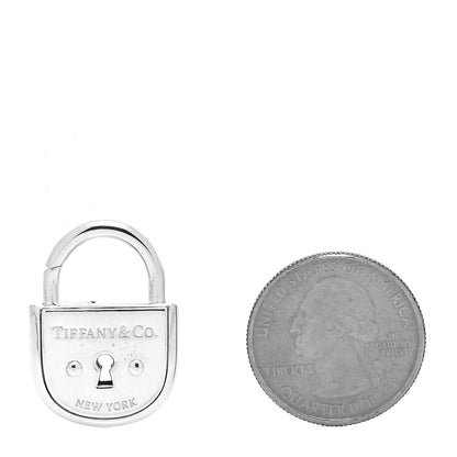 Tiffany Sterling Silver Arc Lock Charm Pendant 2 of 5