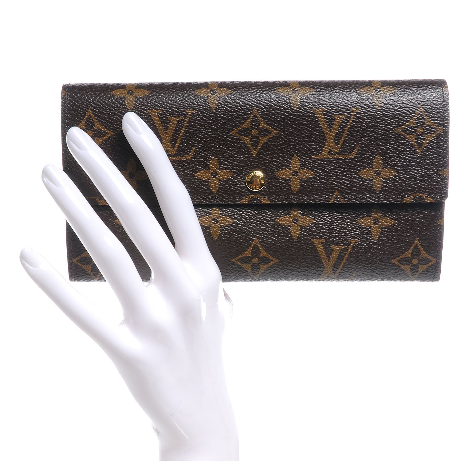 Louis Vuitton Monogram Sarah Wallet 2 of 9