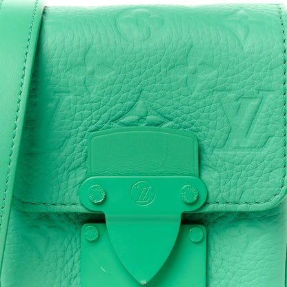Louis Vuitton Taurillon Monogram S Lock Wearable Wallet Minty Green 8 of 10