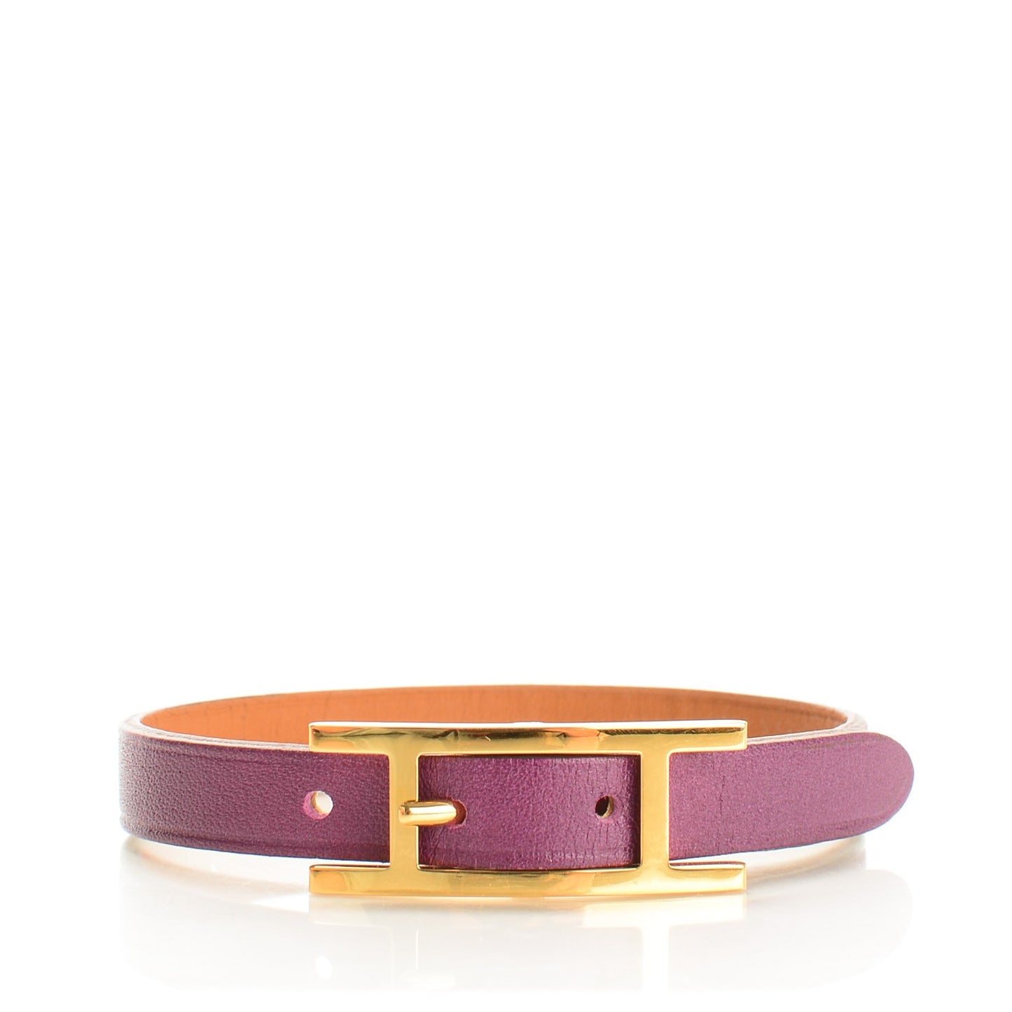 Tadelakt Hapi Simple Tour Bracelet Violet S