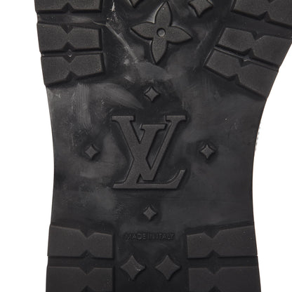 Louis Vuitton Calfskin Monogram Eclipse Ice Ankle Boots 9 Black 7 of 10