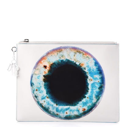 Christian Dior X MARC QUINN Calfskin Eye Clutch Multicolor 1 of 8
