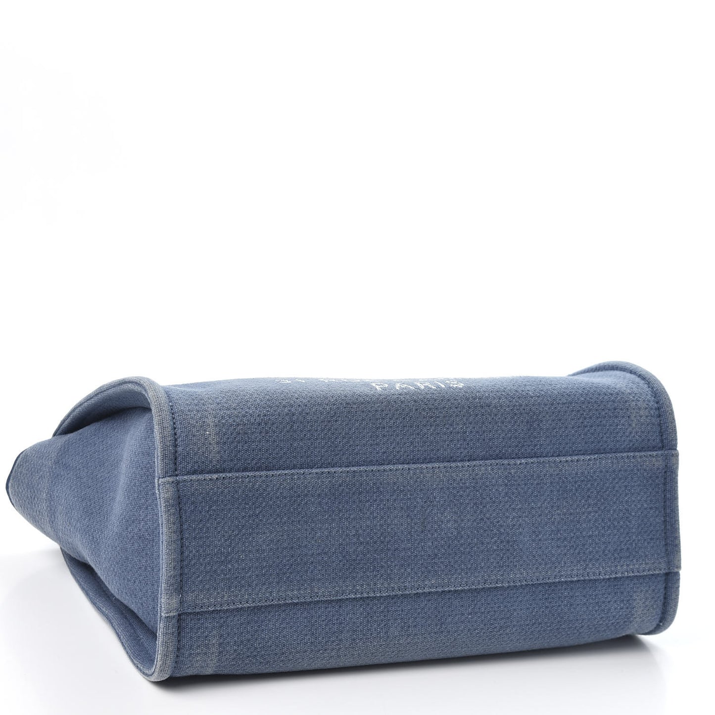 Canvas Small Deauville Tote Denim Blue
