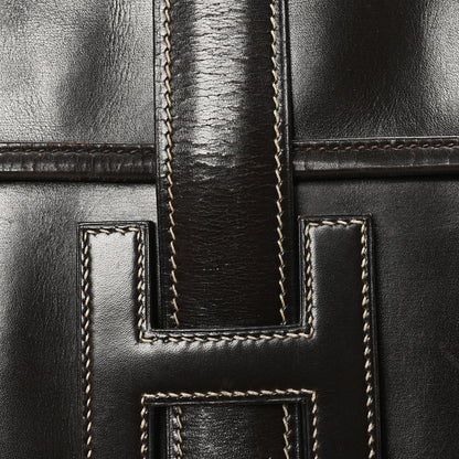 Hermes Box Jige GM Clutch Chocolate 8 of 10
