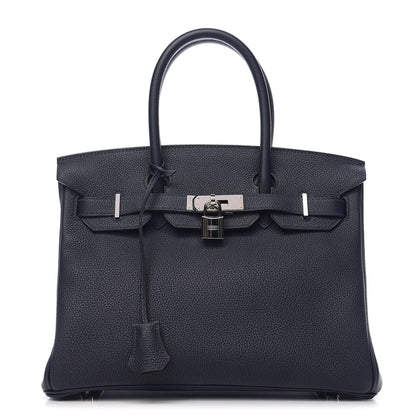Hermes Togo Birkin 30 Bleu Nuit 1 of 10