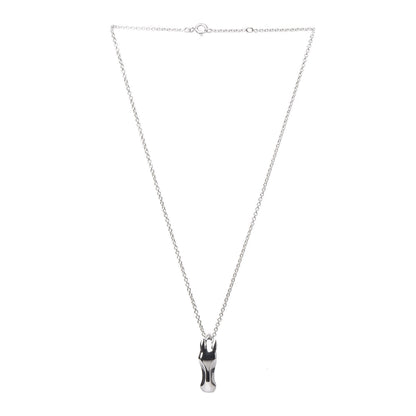 Hermes Sterling Silver PM Galop Pendant Necklace 3 of 9